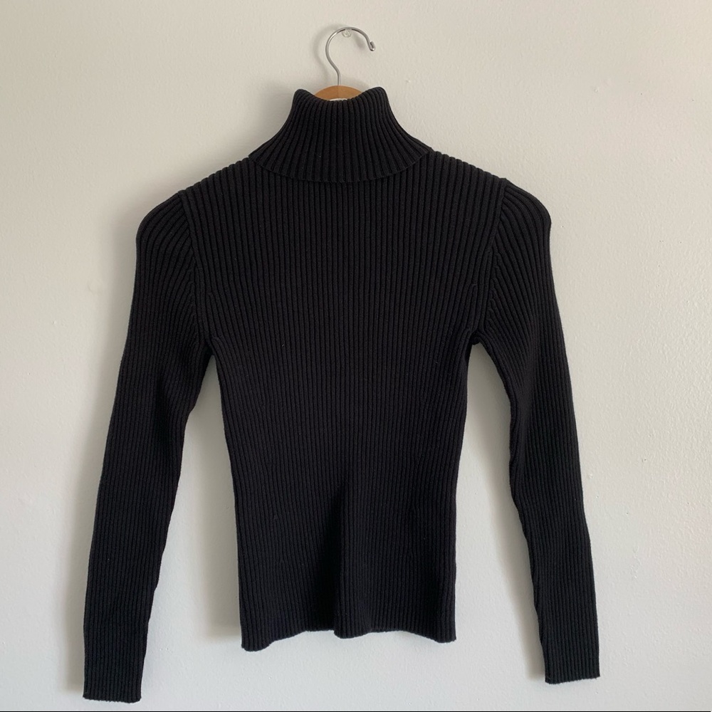 Black GAP Turtleneck